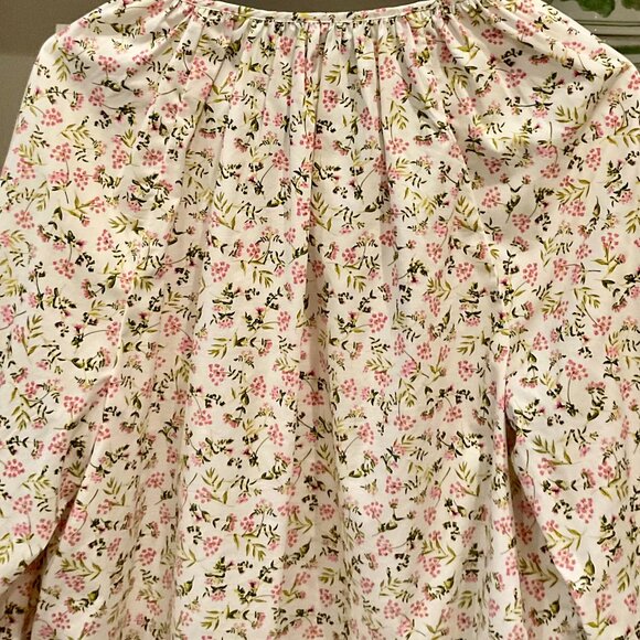 J Crew Floral Bundle: 1 Dress & 2 Blouses plus Cashmere Sweater - Picture 7 of 14